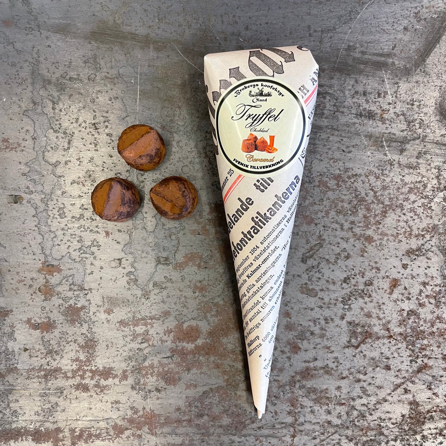 Tryffelstrut liten, caramel