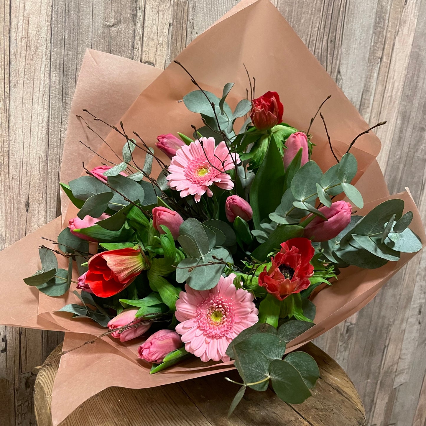 Romantisk vårbukett